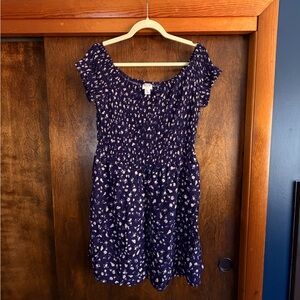 Mossimo Supply Co. Purple Floral Dress
